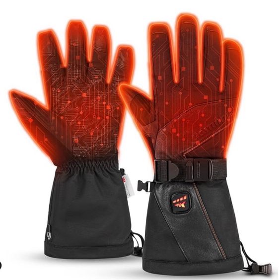 Top-rated heated bike gloves.