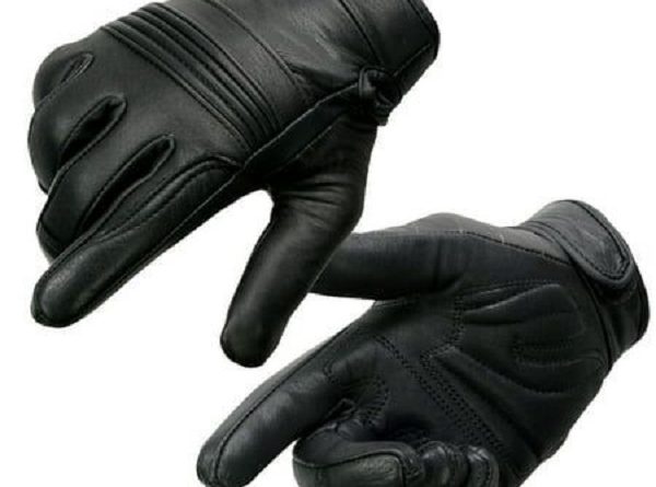 Shrink leather gloves