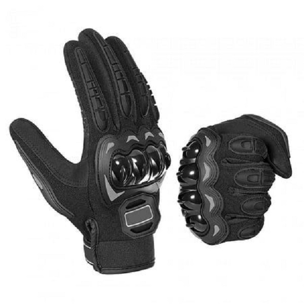 Stain-free motorcycle gloves.