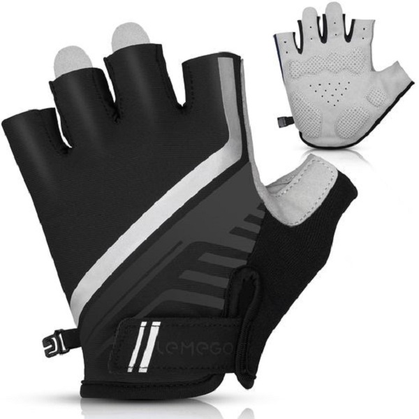 Warm motorcycle gloves.