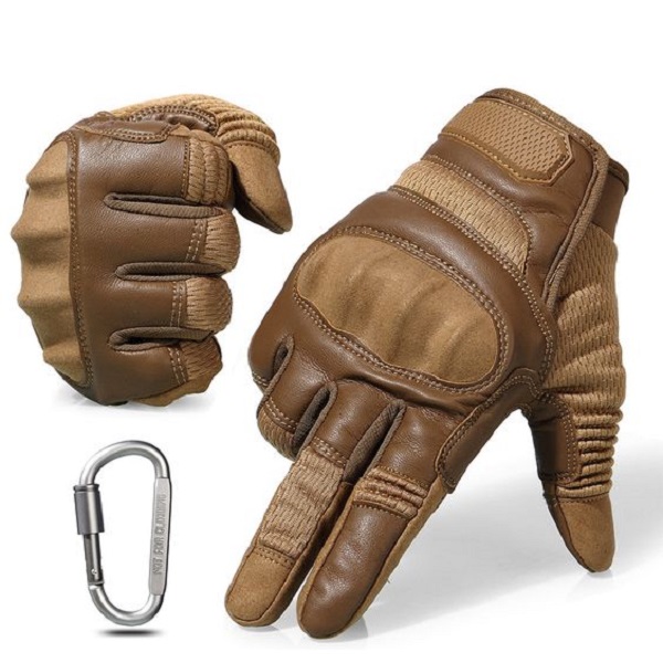 Soften leather gloves.