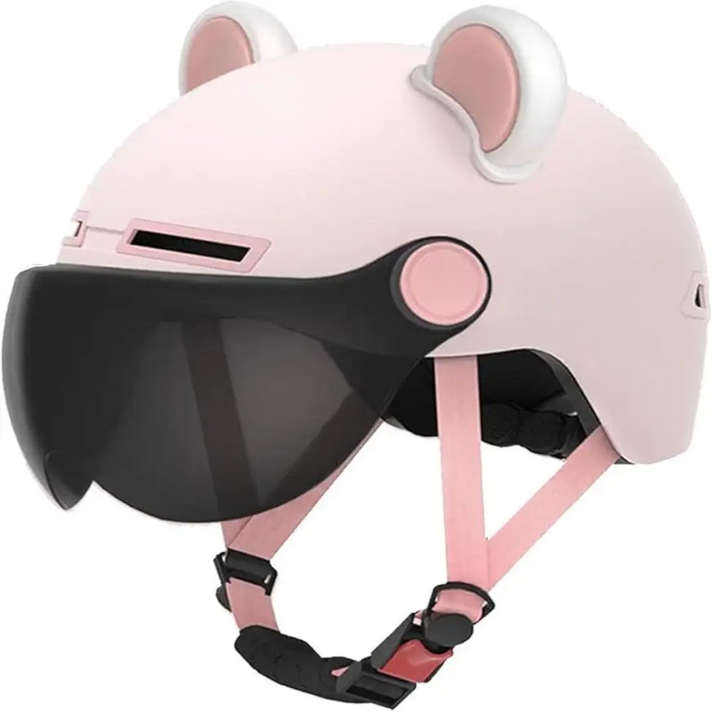 Bike helmet with cat ears