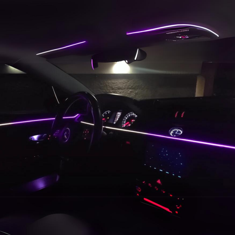 Car interior lighting kits that transform night driving